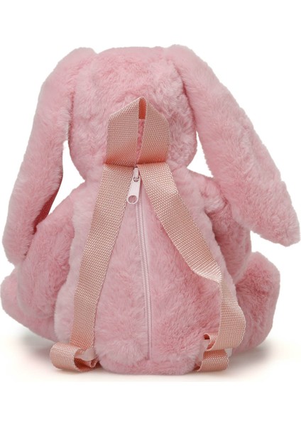 Pelus 3D Tvsn 4pr Pembe Kız Çocuk Peluş Çanta