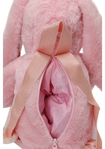 Pelus 3D Tvsn 4pr Pembe Kız Çocuk Peluş Çanta
