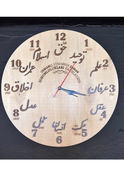 Osmanlı Irfan Saati 40 cm - 8mm Kavak fiyatları
