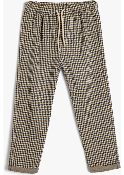 Eşofman Atlı Beli Bağlamalı Cep Detaylı Yumuşak Dokulu