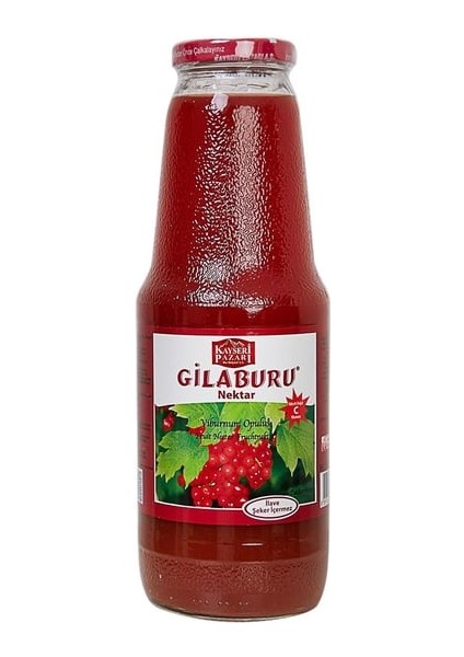 Kayseri Pazarı Gilaburu Nektarı 1lt