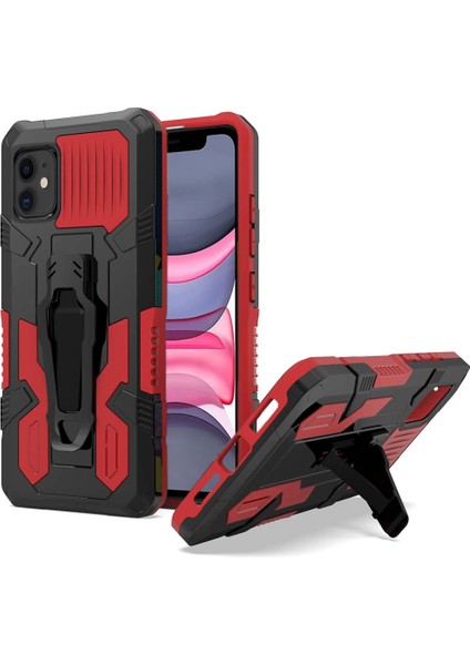 Apple iPhone 11 Uyumlu Zırh Tank Kılıf Yüksek Koruma
