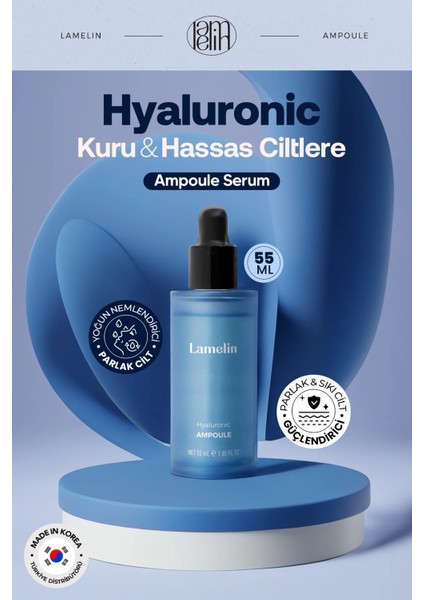 Hyalüronik Asit İçeren Nemlendirici Günlük Bakım Serumu - Lamelin Hyaluronic Ampoule fiyatları