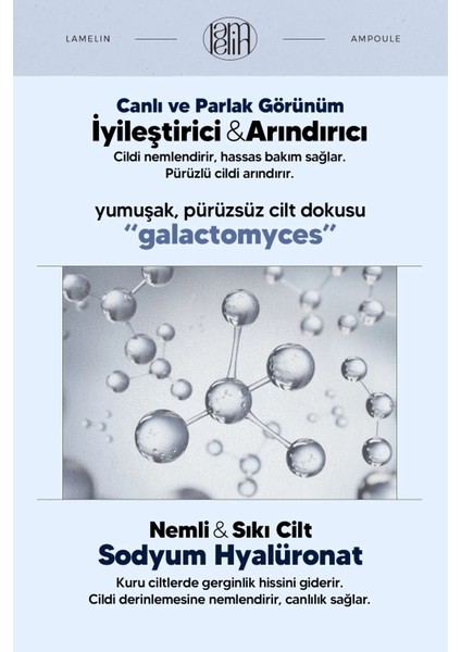 Hyalüronik Asit İçeren Nemlendirici Günlük Bakım Serumu - Lamelin Hyaluronic Ampoule fırsatları
