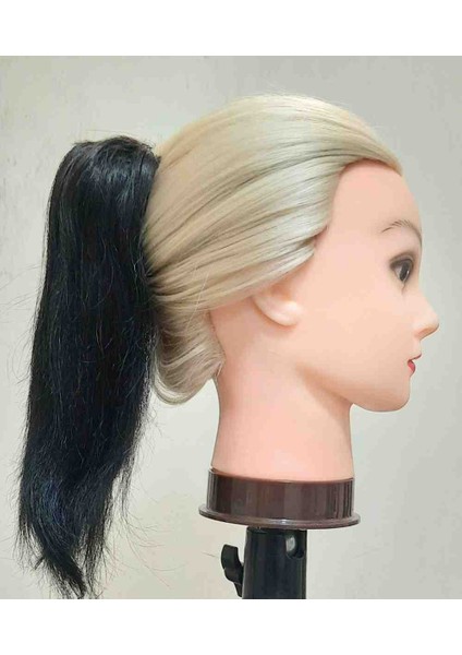 Mandallı Postiş Gerçek Saç 24 cm