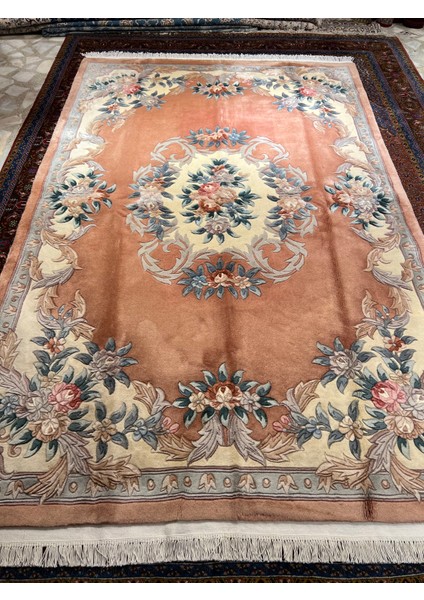 El Dokuma Kabartmalı Çin Halısıdır Ebat 285X185 fırsatları