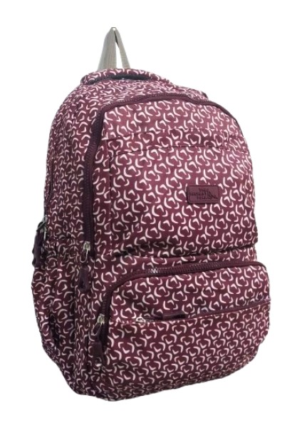 5 Gözlü Su Geçirmez Okul Çantası, Inverteks Kumaş Bordo Orta Okul , Lise Boy fiyatları