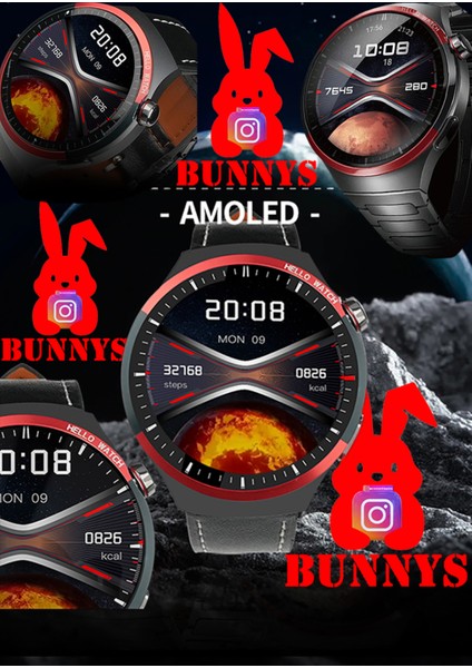 Huawei Uyumlu Akıllı Saat Erkekler Için Konuşma Özellikli Metal Kordon Hediyeli