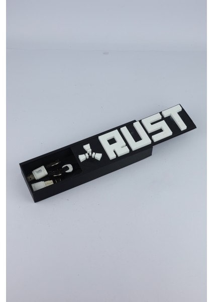 Rust - Çok Amaçlı Düzenleyici - Organizer - 20 cm x 6 cm x 2.5 cm