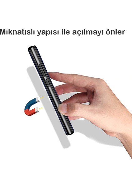 Samsung Galaxy J4 Plus Uyumlu Kart Cepli Lüx Cüzdan Kılıf