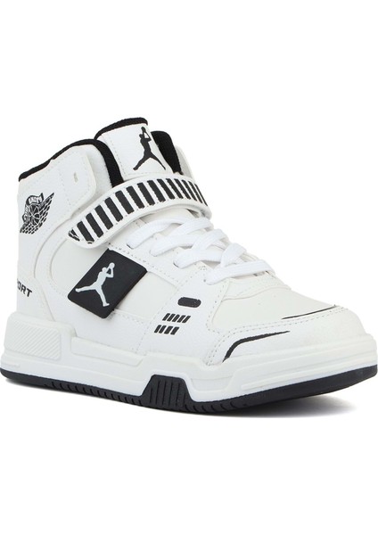 King Boğazlı Jordon Modeli Çocuk Spor Ayakkabı Beyaz 31 modelleri