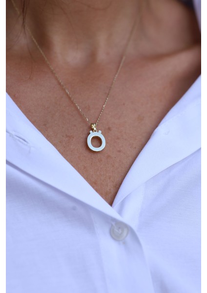 14 Ayar Altın Ö Harf Kolye Ucu fiyatları