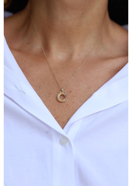 14 Ayar Altın Ö Harf Kolye Ucu fırsatları