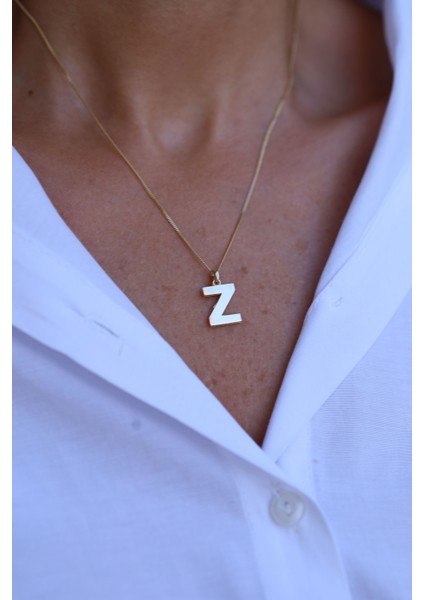 14 Ayar Altın Z Harf Kolye Ucu fırsatları