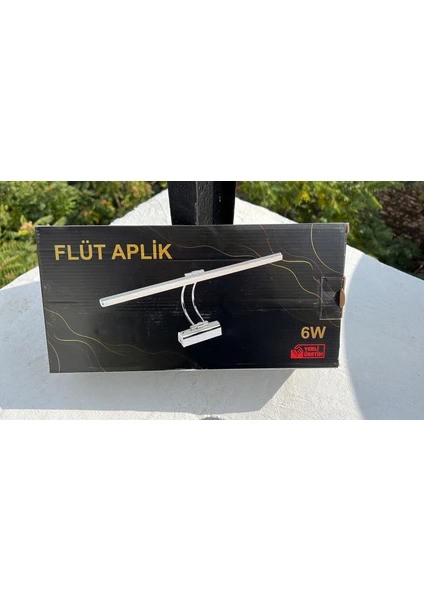Krom 6W Flüt Kuğu Duvar Üstü Ledli Aplik (Beyaz Işık)