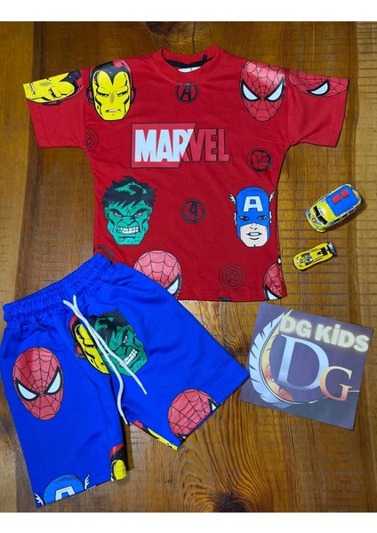 Disney Marvel 2li Takım T-Shirt Şort