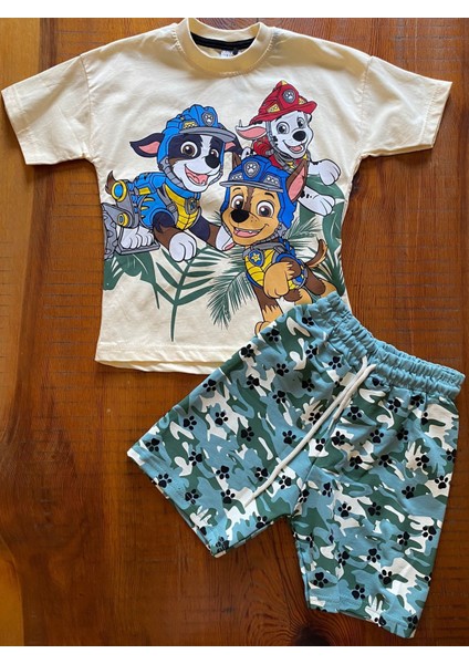 Paw Patrol 2 Li Takım T-Shirt Şort