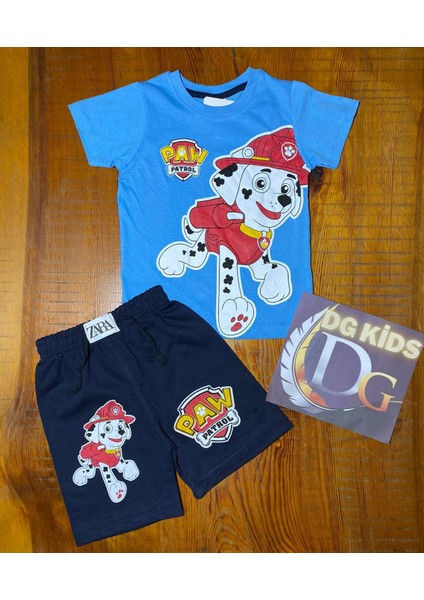 Paw Patrol 2 Li Takım Mavi T-Shirt Şort fiyatları