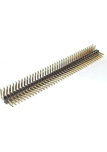 Demir Led 2X40 90' Erkek Pin Header ( 10 Adet )