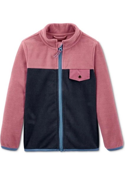 Çocuk Tchibo Mikropolar Mont Çeket Pembe Lacivert