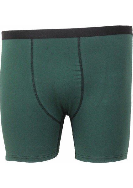 Mocgrande Erkek Büyük Beden Likralı Uzun Paça Boxer 11906 Hakı