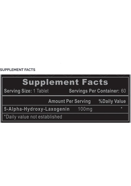 Laxogenin 100MG 60 Tablet usa Menşei 3640