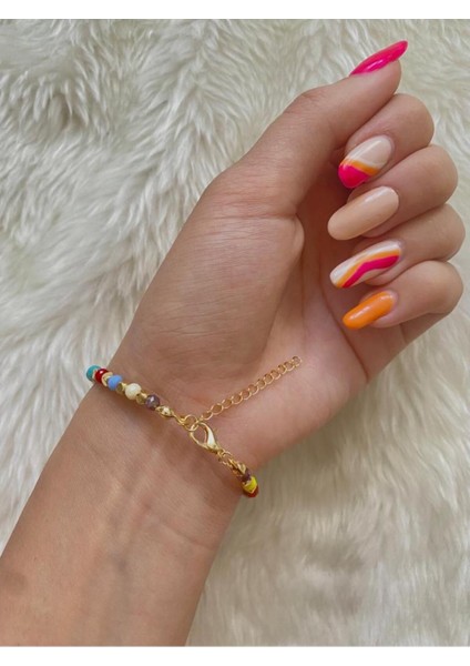 Rengarenk Kristal Bileklik fiyatları