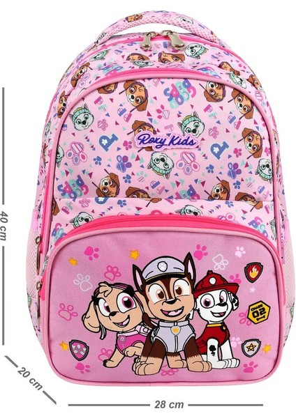 Paw Patrol 3'lü Set Ilkokul Çantası, Termal Beslenme Çantası ve Kalem Kutusu Seti