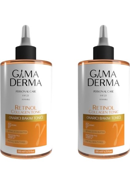 Ikili Retinol Kolajen Onarıcı Bakım Toniği Seti