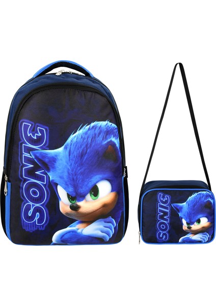 Dijital Sonic Ilkokul ve Beslenme Çantası Seti