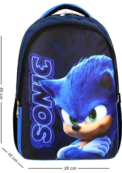 Dijital Sonic Ilkokul ve Beslenme Çantası Seti
