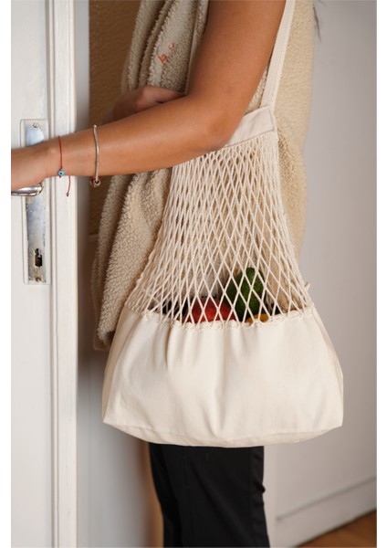 File Torba Natürel Plaj Pazar File Çanta 42,5X70 cm fiyatları