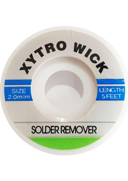 Lehim Temizleme Teli - 2mm x 1,5m - Lehim Sökme Teli