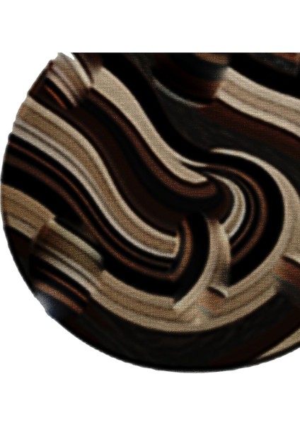 Shape Koleksiyonu Siyah Bej Tonlarda Soyut Desenli Dokuma Taban Modern Dekoratif Halı SHAPE75 fırsatları
