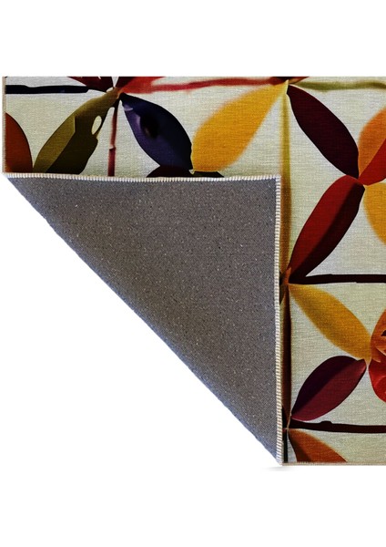 Shape Koleksiyonu Çok Renkli Soyut Desenli Dokuma Taban Modern Dekoratif Halı SHAPE76