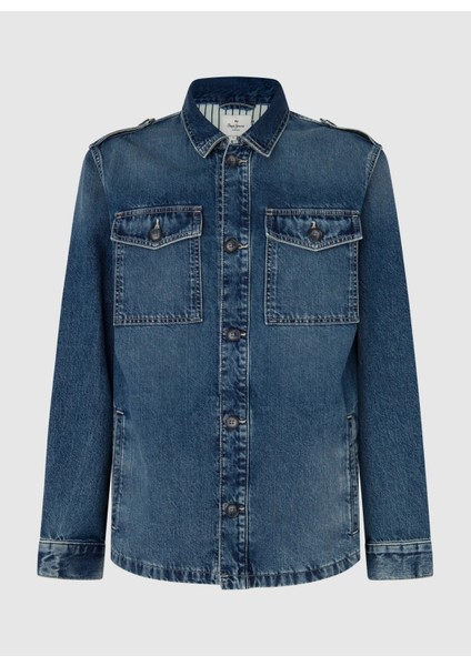 Erkek Denim Ceket PM402886 000 Luka Stencıl indirimleri
