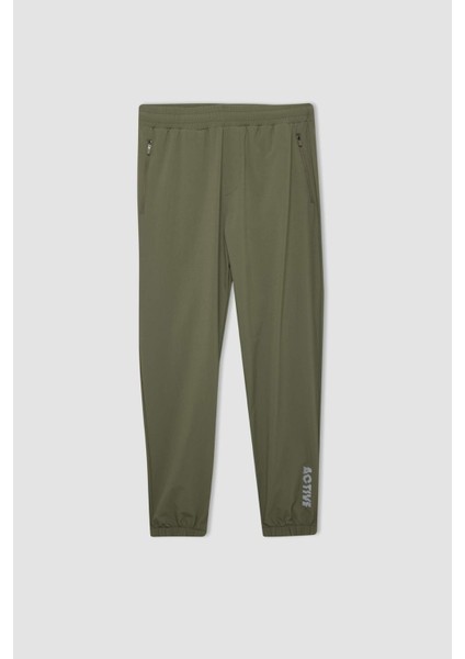 Fit Slim Fit Çift Cepli Dokuma Sporcu Jogger Eşofman Altı C1212AX24AU