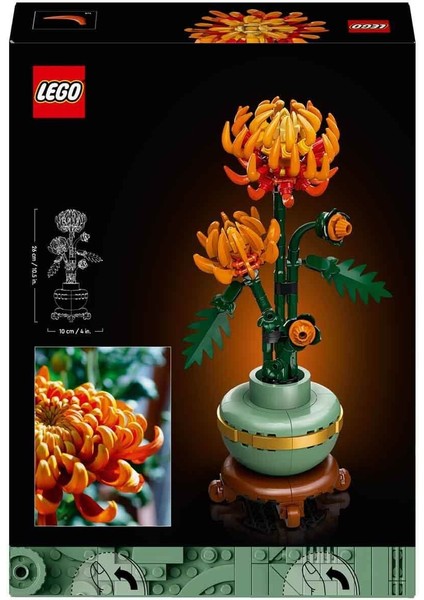 10368 LEGO Icons - Krizantem - Chrysanthemum 278 Parça +18 Yaş