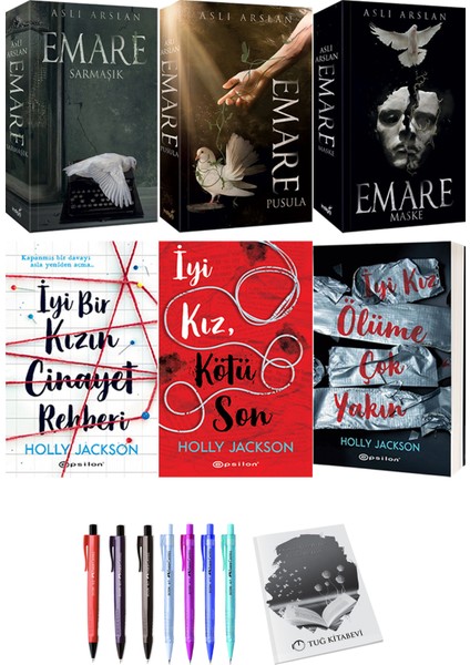 Emare: Sarmaşık - Pusula - Maske - İyi Kız Serisi 1-2-3 + Kalem + Not Defteri