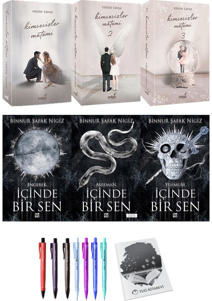 Kimsesizler Matemi 1-2-3 - İçinde Bir Sen: Engerek - Asreman + Kalem + Not Defteri