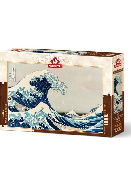 Puzzle Büyük Dalga Kanagawa, 1000 Parça Museum Puzzle