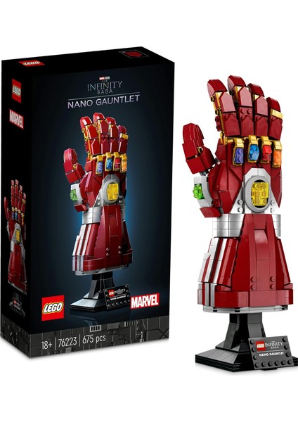 Marvel Nano Eldiven 76223 - Yetişkin Hayranlar ve Model Severler Için Koleksiyonluk Iron Man Eldiveni Yapım Seti (675 Parça)