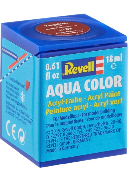 - Su Bazlı Maket Boyası Kızıl Kahve Mat 18 ml (36137)