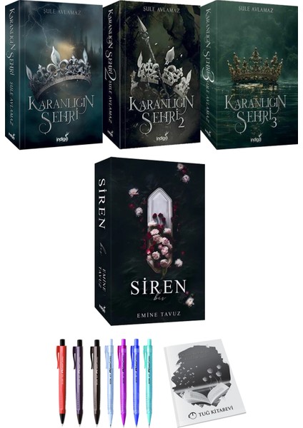 Karanlığın Şehri 1-2-3 - Siren Bir + Kalem + Not Defteri