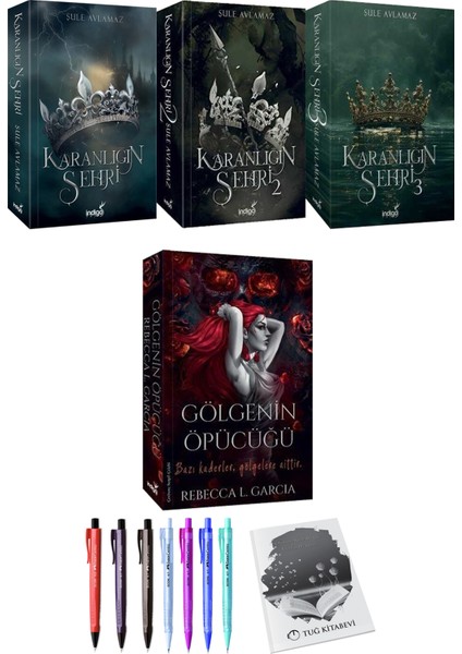 Karanlığın Şehri 1-2-3 - Gölgenin Öpücüğü + Kalem + Not Defteri
