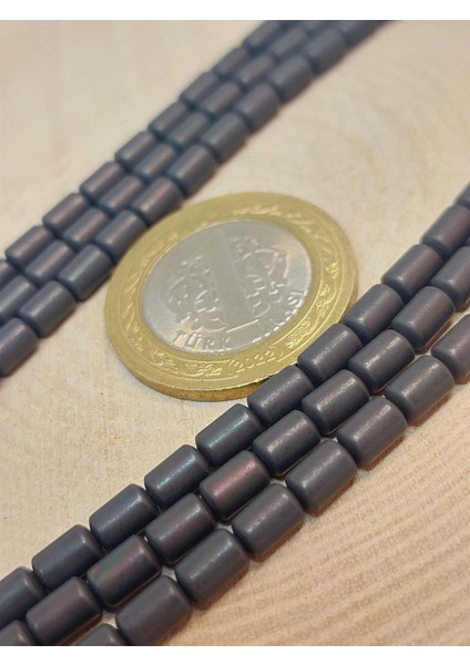 Çeyrek Dizi (9cm Uzunluğundadır!) Hematit Taşı Çeyrek Dizi 4*5.5mm (48144) modelleri