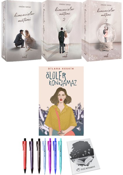 Kimsesizler Matemi 1-2-3 - Ölüler Konuşamaz + Kalem + Not Defteri