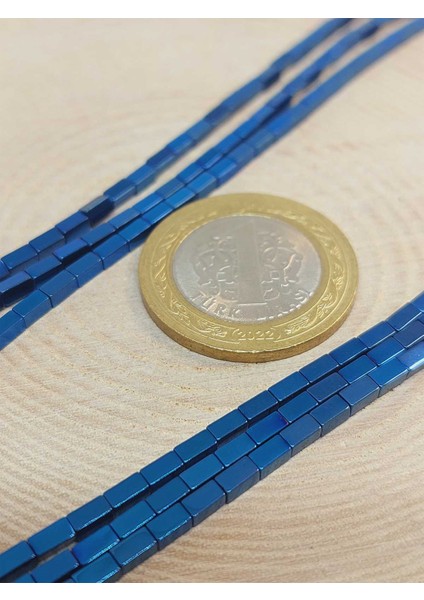 Çeyrek Dizi (9cm Uzunluğundadır!) Hematit Taşı Çeyrek Dizi 2*4mm (49660) modelleri