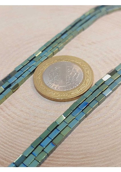 Çeyrek Dizi (9cm Uzunluğundadır!) Hematit Taşı Çeyrek Dizi 2*4mm (49666) modelleri
