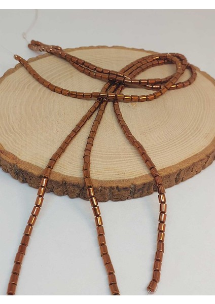 Çeyrek Dizi (9cm Uzunluğundadır!) Hematit Taşı Çeyrek Dizi 4*5.5mm (48146) fırsatları